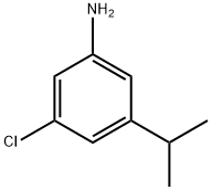 3-氯-5-异丙基苯胺, 1369887-46-6, 结构式