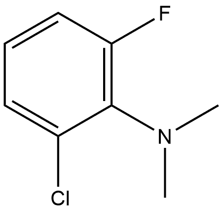 2-CHLORO-6-FLUORO-N,N-(DIMETHYL-D6)ANILINE Structure