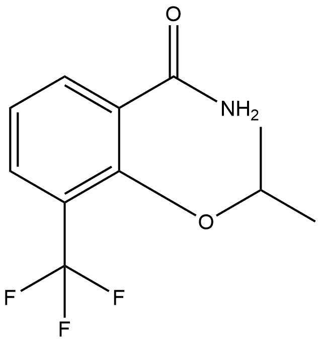 2-(1-Methylethoxy)-3-(trifluoromethyl)benzamide Structure