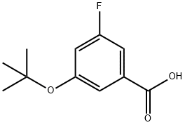 3-(tert-butoxy)-5-fluorobenzoic acid Structure
