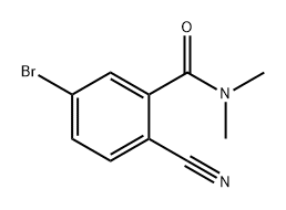 Benzamide, 5-bromo-2-cyano-N,N-dimethyl- Structure