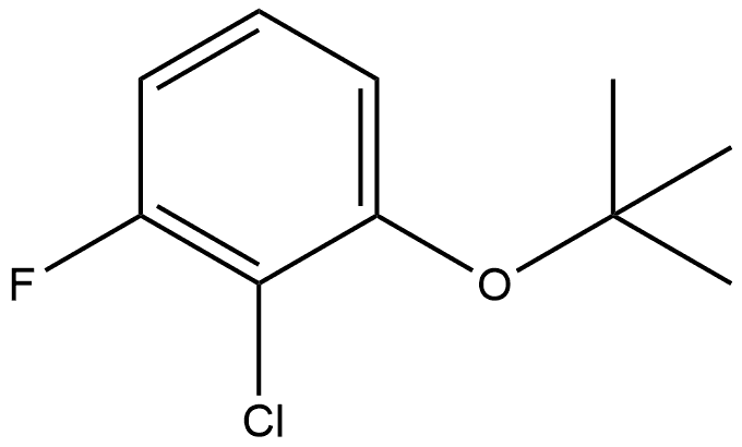 2-Chloro-1-(1,1-dimethylethoxy)-3-fluorobenzene 结构式