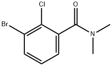 3-Bromo-2-chloro-N,N-dimethylbenzamide Struktur