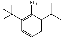 2-异丙基-6-(三氟甲基)苯胺 结构式