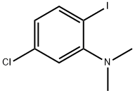 Benzenamine, 5-chloro-2-iodo-N,N-dimethyl- Struktur