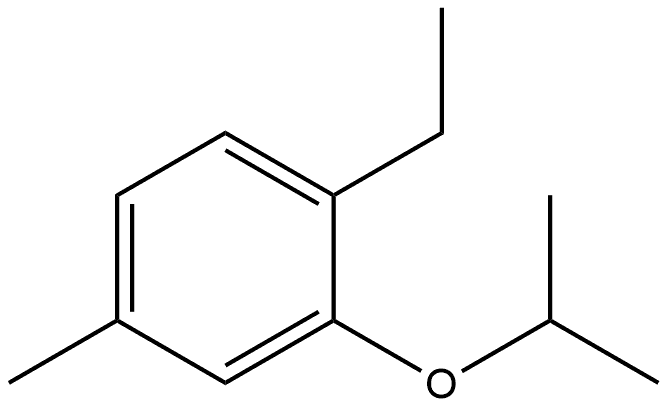 1-ethyl-2-isopropoxy-4-methylbenzene Structure