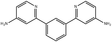 4-Pyridinamine, 2,2'-(1,3-phenylene)bis- 结构式