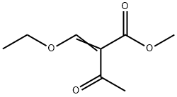 Butanoic acid, 2-(ethoxymethylene)-3-oxo-, methyl ester Structure