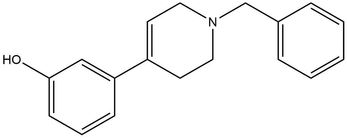 1370256-39-5 3-[1,2,3,6-Tetrahydro-1-(phenylmethyl)-4-pyridinyl]phenol