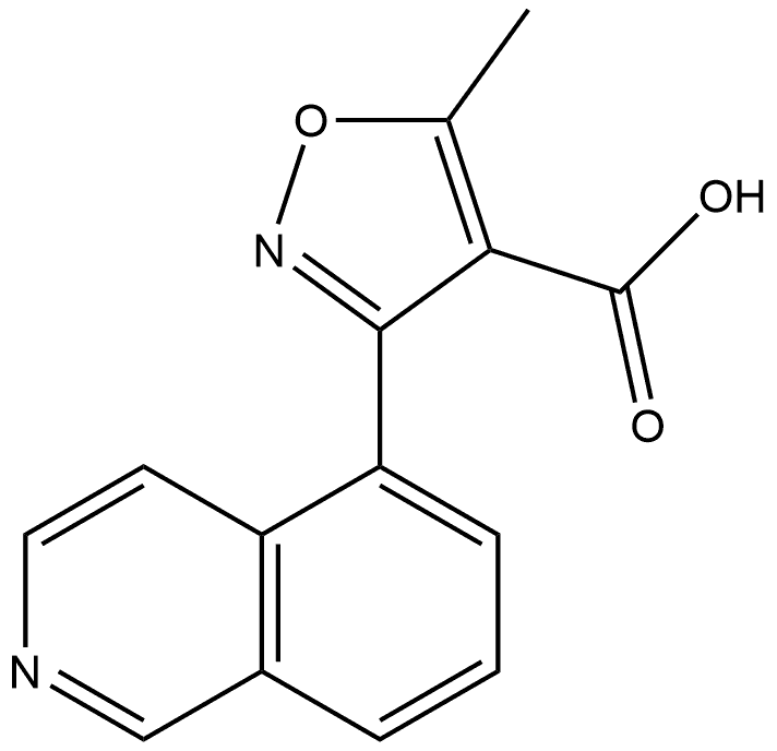 1370418-98-6 3-(5-异喹啉基)-5-甲基异噁唑-4-甲酸