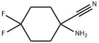 1-氨基-4,4-二氟环己烷-1-腈,1370606-50-0,结构式