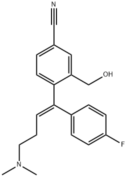 Benzonitrile, 4-[(1E)-4-(dimethylamino)-1-(4-fluorophenyl)-1-buten-1-yl]-3-(hydroxymethyl)-