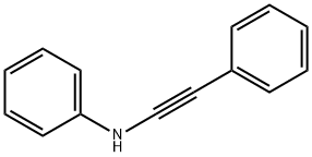 Benzenamine, N-(2-phenylethynyl)- 结构式