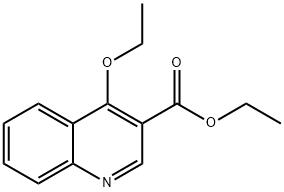 Ethyl 4-ethoxyquinoline-3-carboxylate 化学構造式