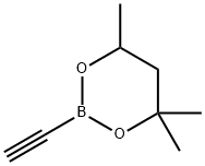 1,3,2-Dioxaborinane, 2-ethynyl-4,4,6-trimethyl- Structure