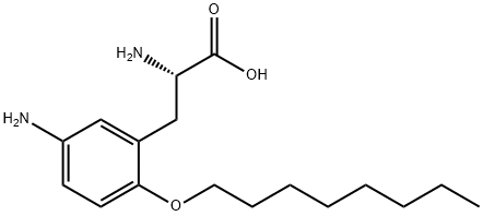 Alanine, 3-[5-amino-2-(octyloxy)phenyl]- (8CI) Struktur