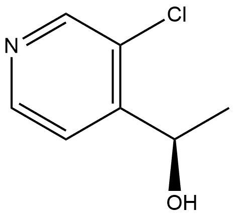 (R)-1-(3-CHLOROPYRIDIN-4-YL)ETHANOL,1372452-57-7,结构式