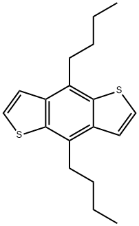 Benzo[1,2-b:4,5-b']dithiophene, 4,8-dibutyl- Structure