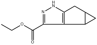 ethyl 3b,4,4a,5-tetrahydro-1H-cyclopropa[3,4]cyclopenta[1,2-c]pyrazole-3-carboxylate|3B,4,4A,5-四氢-1H-环丙[3,4]环戊[1,2-C]吡唑-3-羧酸乙酯