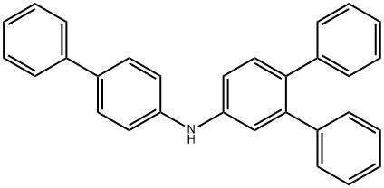 N-(4-联苯基)-N-(3,4-二苯基)苯胺,1372775-58-0,结构式