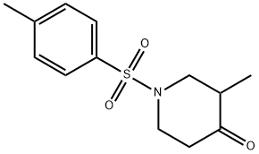 4-Piperidinone, 3-methyl-1-[(4-methylphenyl)sulfonyl]- Struktur