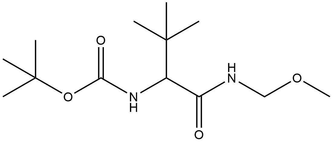 Carbamic acid, N-[1-[(methoxymethylamino)carbonyl]-2,2-dimethylpropyl]-, 1,1-dimethylethyl ester