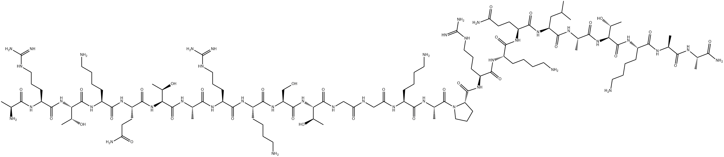 鉴定底物多肽HISTONE H3 (1-25),AMIDE,1373320-65-0,结构式