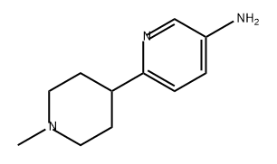 3-Pyridinamine, 6-(1-methyl-4-piperidinyl)- Struktur
