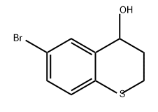2H-1-Benzothiopyran-4-ol, 6-bromo-3,4-dihydro-,13735-22-3,结构式