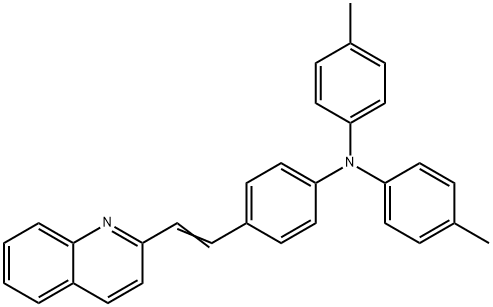 4-Methyl-N-(4-(2-(quinolin-2-yl)vinyl)phenyl)-N-(p-tolyl)aniline|