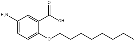 Benzoic acid, 5-amino-2-(octyloxy)- Structure