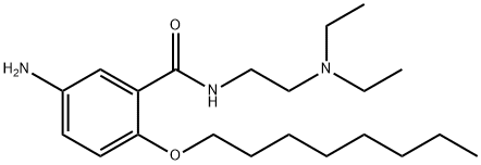 Benzamide, 5-amino-N-[2-(diethylamino)ethyl]-2-(octyloxy)- Structure