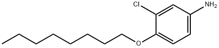 Benzenamine, 3-chloro-4-(octyloxy)- Struktur