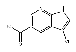 1374258-78-2 1H-Pyrrolo[2,3-b]pyridine-5-carboxylic acid, 3-chloro-