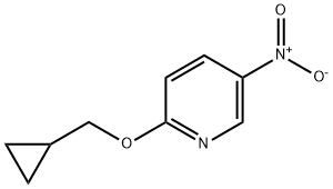 2-(Cyclopropylmethoxy)-5-nitropyridine 化学構造式