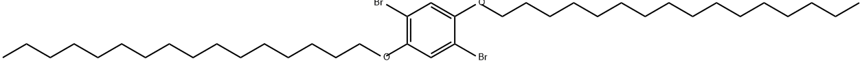 Benzene, 1,4-dibromo-2,5-bis(hexadecyloxy)- Structure