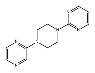 Pyrimidine, 2-[4-(2-pyrazinyl)-1-piperazinyl]- Structure