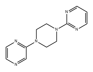 2-(4-(吡嗪-2-基)哌嗪-1-基)嘧啶,137448-39-6,结构式