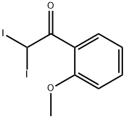 Ethanone, 2,2-diiodo-1-(2-methoxyphenyl)- Struktur