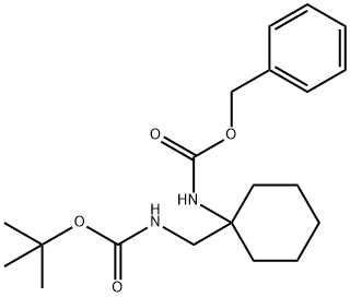 1374635-45-6 氨基甲酸,N-[1-[[[(1,1-二甲基乙氧基)羰基]氨基]甲基]环己基]-,苯甲酯