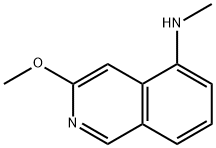 3-Methoxy-N-methylisoquinolin-5-amine Struktur