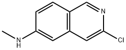 3-Chloro-N-methylisoquinolin-6-amine Struktur