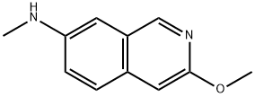 3-Methoxy-N-methylisoquinolin-7-amine Struktur