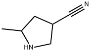 3-Pyrrolidinecarbonitrile, 5-methyl- Struktur