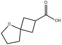 5-Oxaspiro[3.4]octane-2-carboxylic acid Struktur