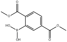 (2,5-双(甲氧基羰基)苯基)硼酸,1374689-20-9,结构式