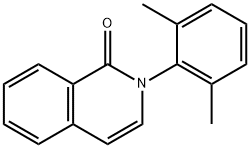 2-(2,6-Dimethylphenyl)isoquinolin-1(2H)-one Structure