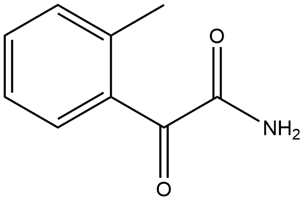 2-Methyl-α-oxobenzeneacetamide Structure