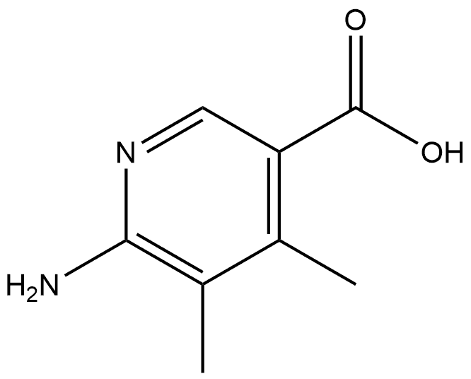 6-氨基-4,5-二甲基烟酸, 1376604-32-8, 结构式