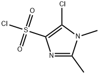 5-氯-1,2-二甲基-1H-咪唑-4-磺酰氯,1376607-77-0,结构式